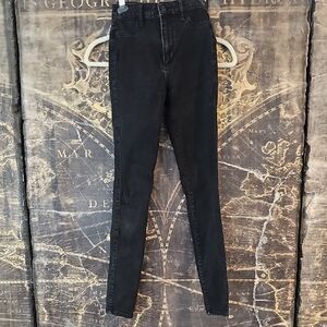 Abercrombie & Fitch High Rise Black Jeans